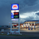 A gas station in Truth or Consequences, New Mexico on August 16th, 2022.